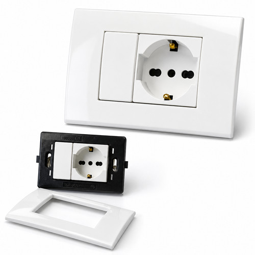 Placca placchetta 503 incasso - placca,