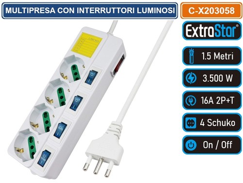 Multipresa con prese - multipresa,