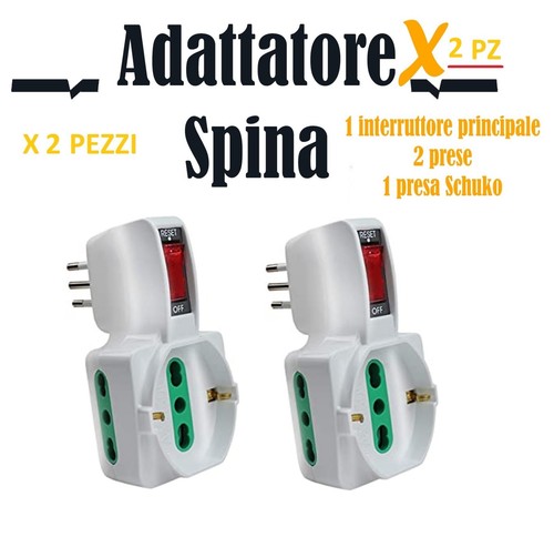 Adattatore multipresa - adattatore,
