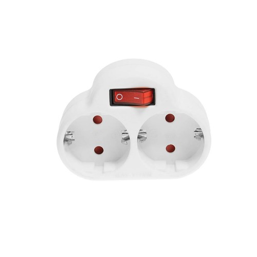 Adattatore presa con due - , prese