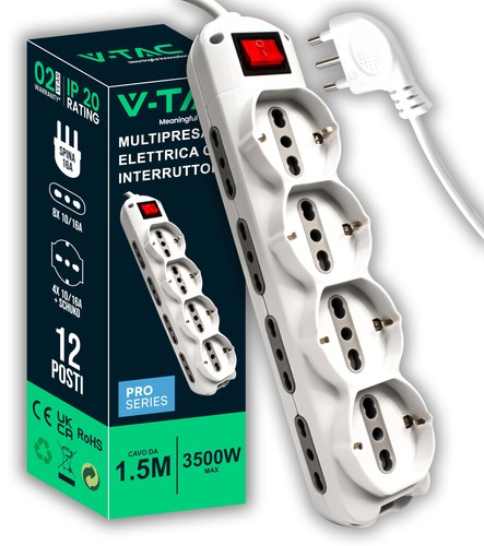 Tac multipresa elettrica - elettrica, 12