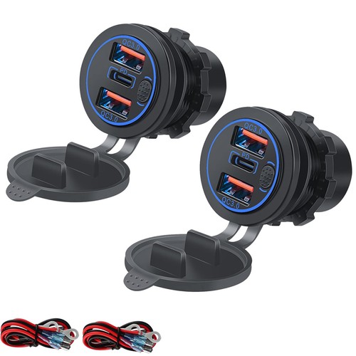 Presa usb 12v impermeabile 66w - 12v,